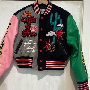 Multicolor Varsity Jacket